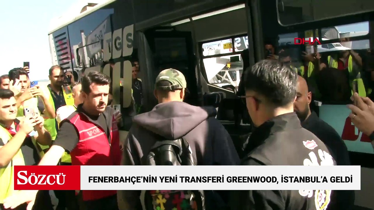 Fenerbahçe’nin yeni transferi Greenwood, İstanbul’a geldi