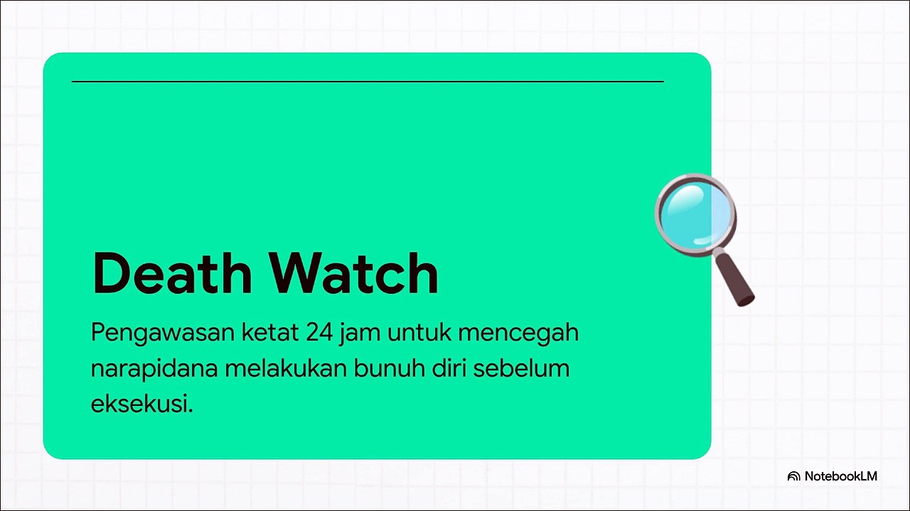 Menghitung Mundur Kematian: Kronologi 24 Jam Terakhir Narapidana Hukuman Mati