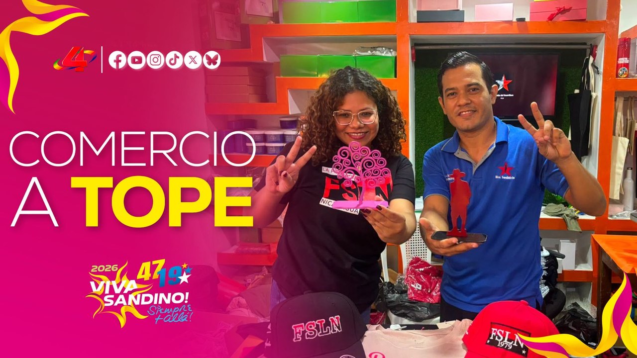 👕 Alta demanda de camisetas revolucionarias dinamiza el comercio en Nicaragua