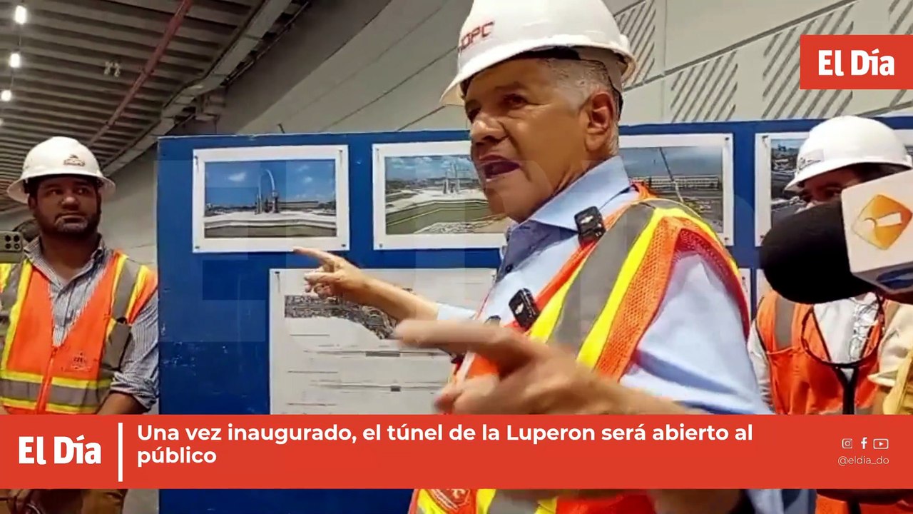 Una vez inaugurado, el túnel de la Luperon será abierto al público