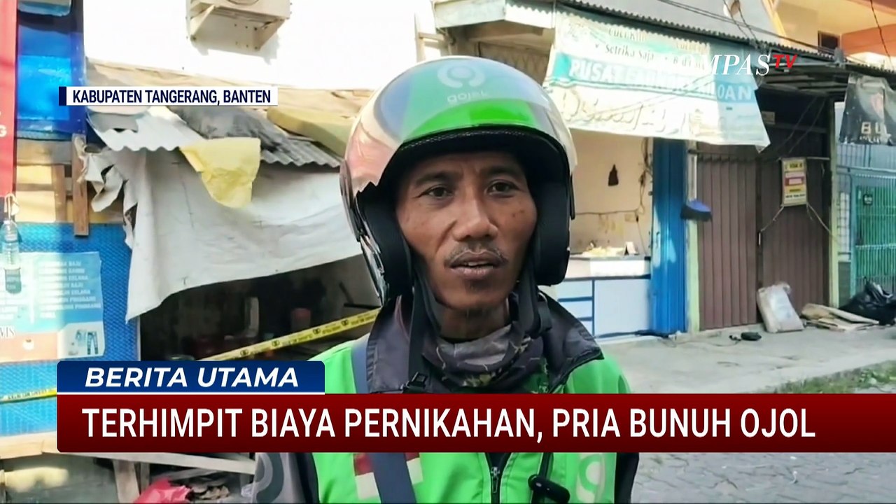 Pria di Tangerang Bunuh Driver Ojol Demi Biaya Pernikahan, Motor dan Ponsel Dicuri | BERUT