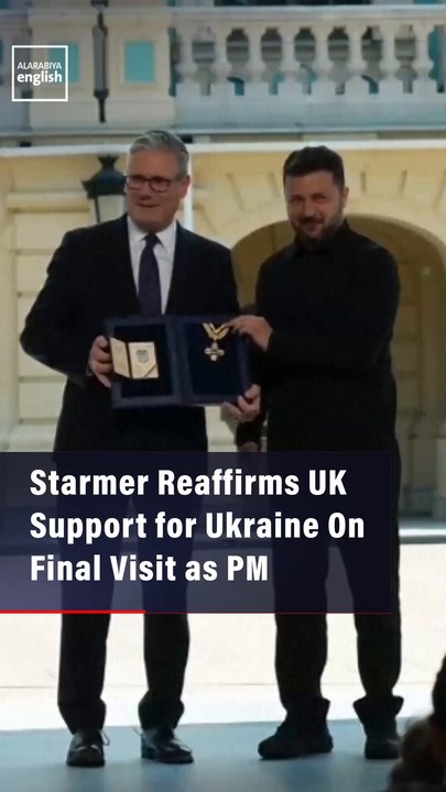 Starmer Reaffirms UK Support for Ukraine On Final Visit as PM