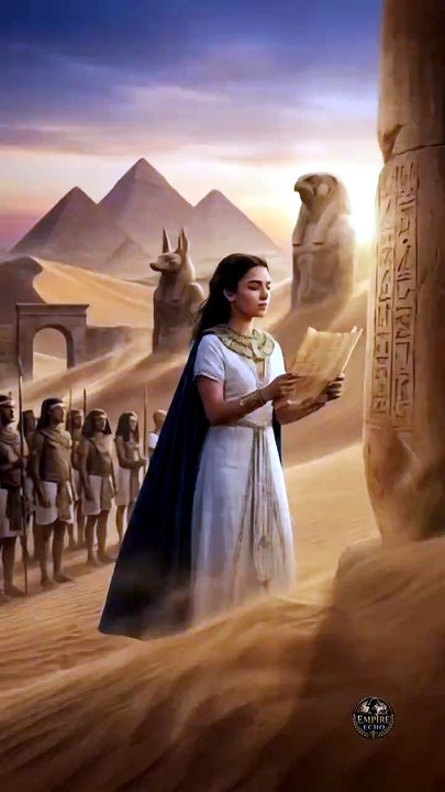 👑 Everyone searched for gold... but she uncovered something far more valuable—a forgotten piece of history hidden beneath the sands of Egypt.