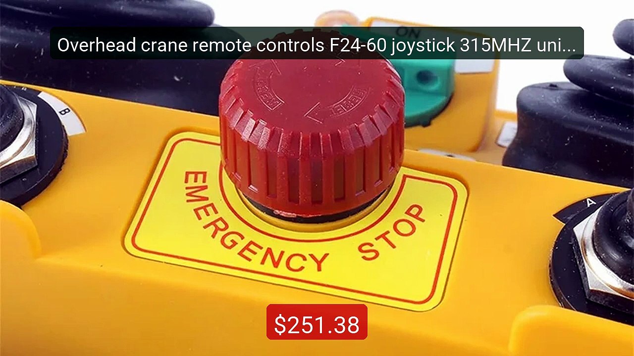 Overhead crane remote controls F24-60 joystick 315MHZ universa... -- Hot Deal 2026 | Limited Offer!