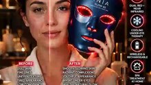 INIA Glow 4D Wireless Red Light Therapy Mask | Advanced LED Skincare at Home | Trend Pickz