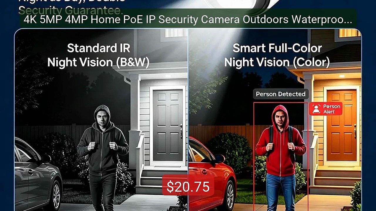 4K 5MP 4MP Home PoE IP Security Camera Outdoors Waterproof Aud... -- Hot Deal 2026 | Limited Offer!