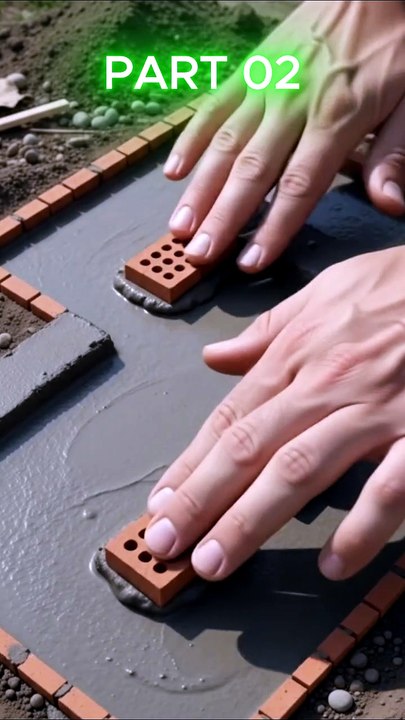 Part 02 Miniature DIY Farmhouse Construction Timelapse | Building a Tiny Brick Farmhouse by Hand (Hyper Realistic 8K)
