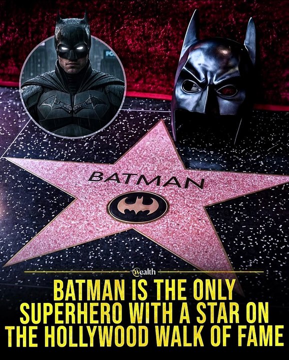 The Only Superhero With a Hollywood Star 🤯🦇 #shorts #Batman #DC #Superhero #Hollywood #WalkOfFame #DCComics #BruceWayne #Movies #Comics #Entertainment #DidYouKnow #Facts #Geek #PopCulture #MovieFacts #Trending #Viral #Cinema #Superheroes
