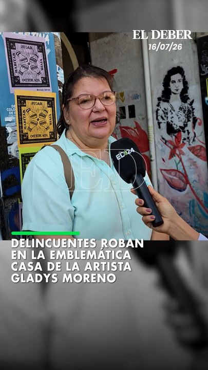 Delincuentes roban en la emblemática casa de la artista Gladys Moreno