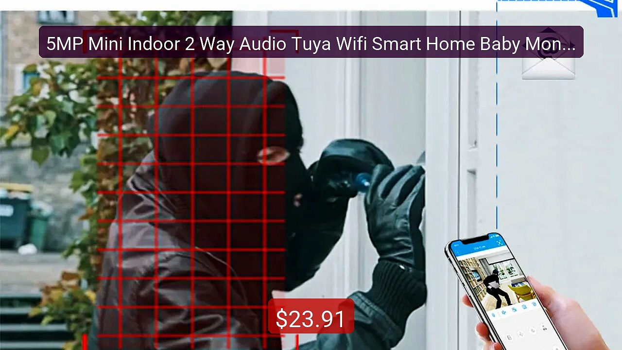 5MP Mini Indoor 2 Way Audio Tuya Wifi Smart Home Baby Monitor... -- Amazing Value 2026 | Must Have!
