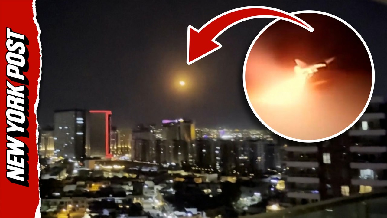 Watch: Iranian drone targeting US Consulate explodes after mid-air interception