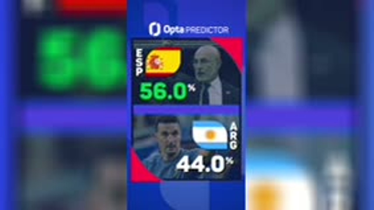 Spain v Argentina - Opta Predictor