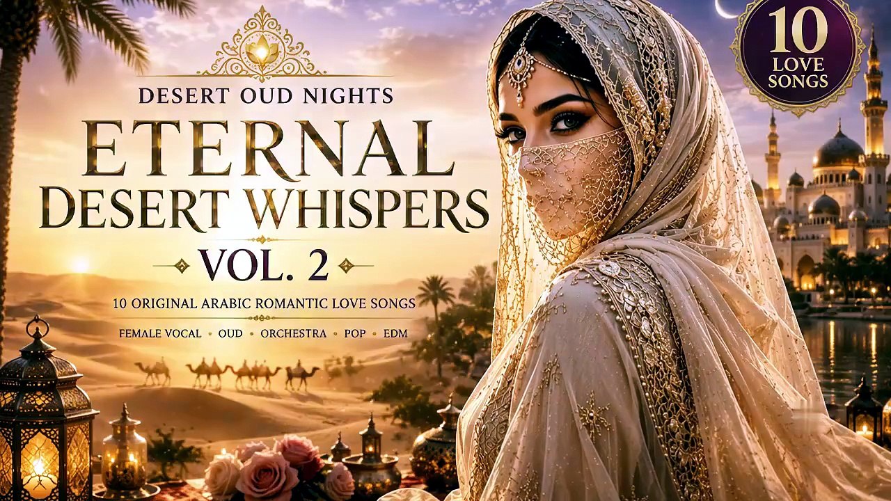 همسات الصحراء الخالدة ٢ | Eternal Desert Whispers Vol. 2 ❤️ 10 Original Arabic Romantic Love Songs • Relaxing Oud • Female Vocal