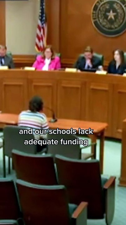 Texas teacher takes on state legislature over anti-trans laws amid school funding cuts