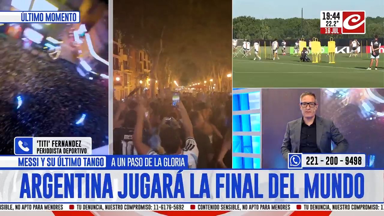 Tití Fernández: "Chile vive comprando televisores para ver el Mundial"