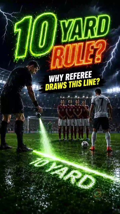 The 10 Yard Rule Explained | Why Defenders Must Stay Back During Free Kicks