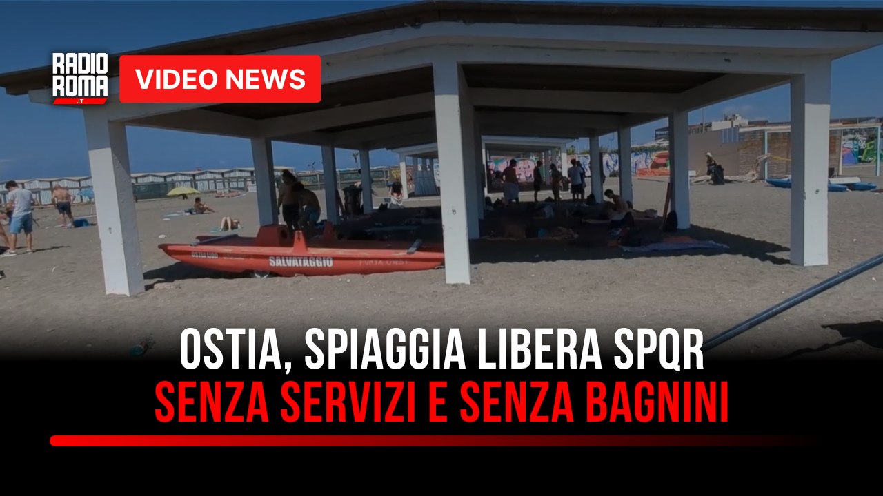 Ostia, spiaggia libera Spqr senza servizi e senza bagnini: lo stabilimento Gambrinus in prima linea