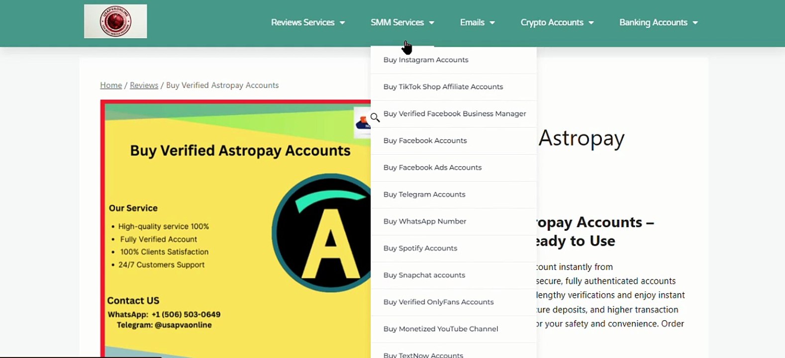 Buy Verified AstroPay Accounts – Full KYC Done, High Limits & Instant Delivery