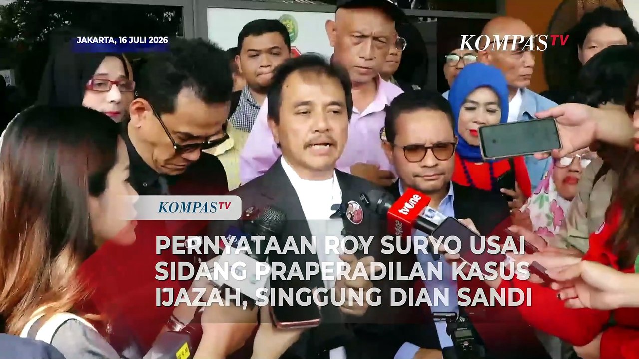 [FULL] Kata Roy Suryo Usai Pembacaan Kesimpulan Sidang Praperadilan Kedua Kasus Ijazah Jokowi