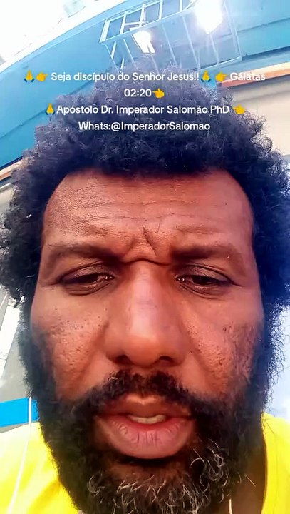 🙏👉 Seja discípulo do Senhor Jesus!!🙏 👉 Gálatas 02:20👈 🙏Apóstolo Dr. Imperador Salomão PhD 👈Whats:@ImperadorSalomao  💜 Gálatas 02:20❤️💕 "Já estou crucificado com Cristo; e vivo, não mais eu, mas Cristo vive em mim; e a vida que agora vivo na carne