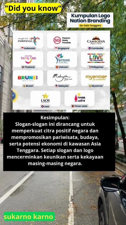kumpulan slogan nation branding negara-negara di Asia Tenggara