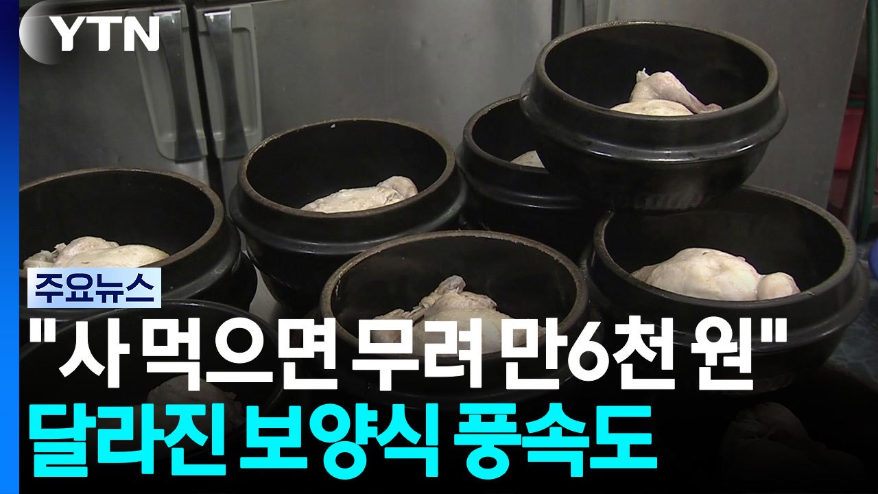 "사 먹으면 무려 만6천 원"...달라진 보양식 풍속도 / YTN