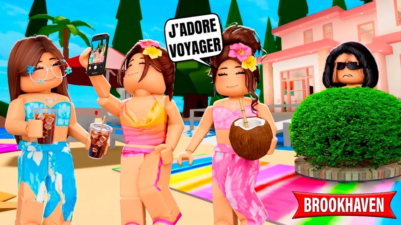 Quelqu’un nous espionne pendant les vacances ! | Histoires Brookhaven RP | Roblox
