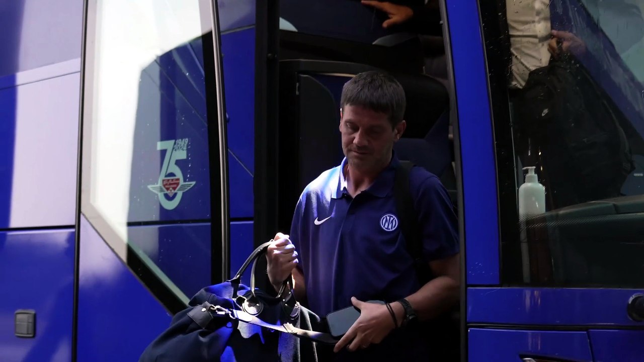 L'Inter in Germania: ecco l'ingresso dei nerazzurri in hotel