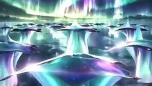 Aurora Manta Rays Across an Endless Mirror Ocean | Cinematic Surreal Fantasy in 4K