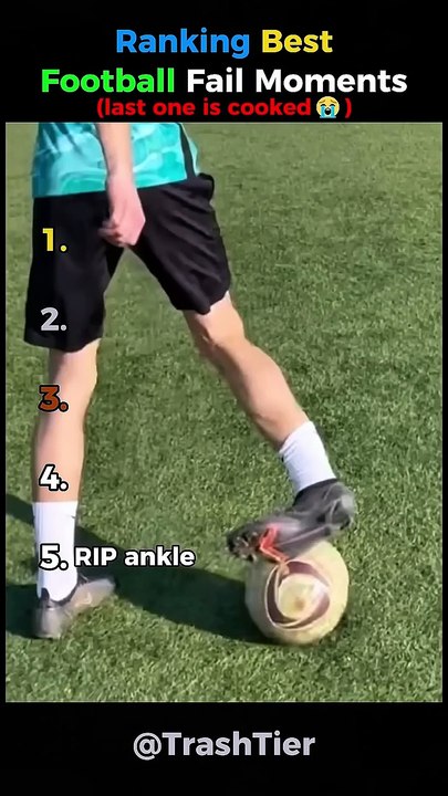 Ranking Best Football Fails💀 #football #soccer #shorts