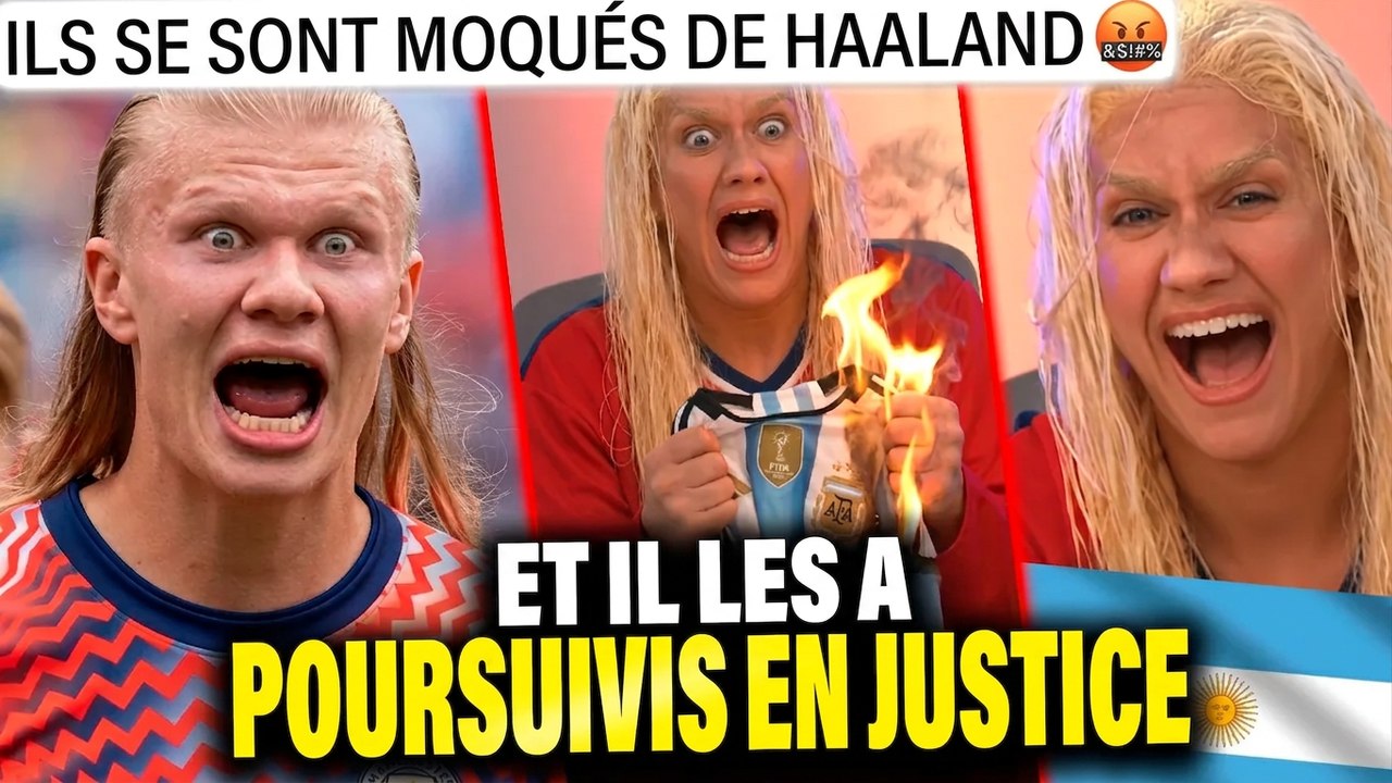 Haaland attaque une émission argentine pour s’être moquée de lui ! LUZU TV en pleine crise
