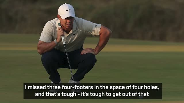 'Stupid mistakes' leave Rory McIlory off the pace at The Open