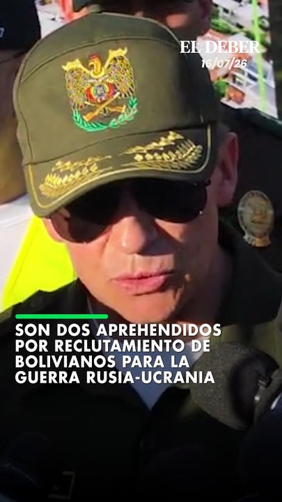 Son dos aprehendidos por reclutamiento de bolivianos para la guerra Rusia-Ucrania