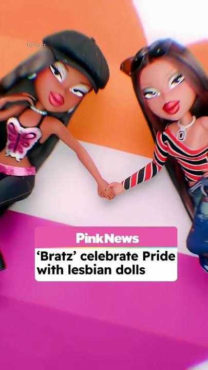 Bratz have celebrated the end of Pride by posting a video of their first lesbian couple.