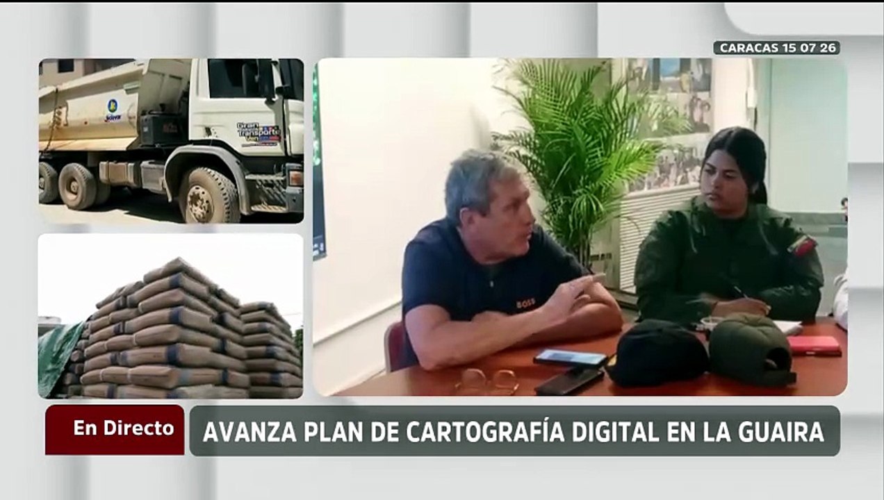 Plan de Cartografía digital unifica información y fortalece la recuperación del estado La Guaira