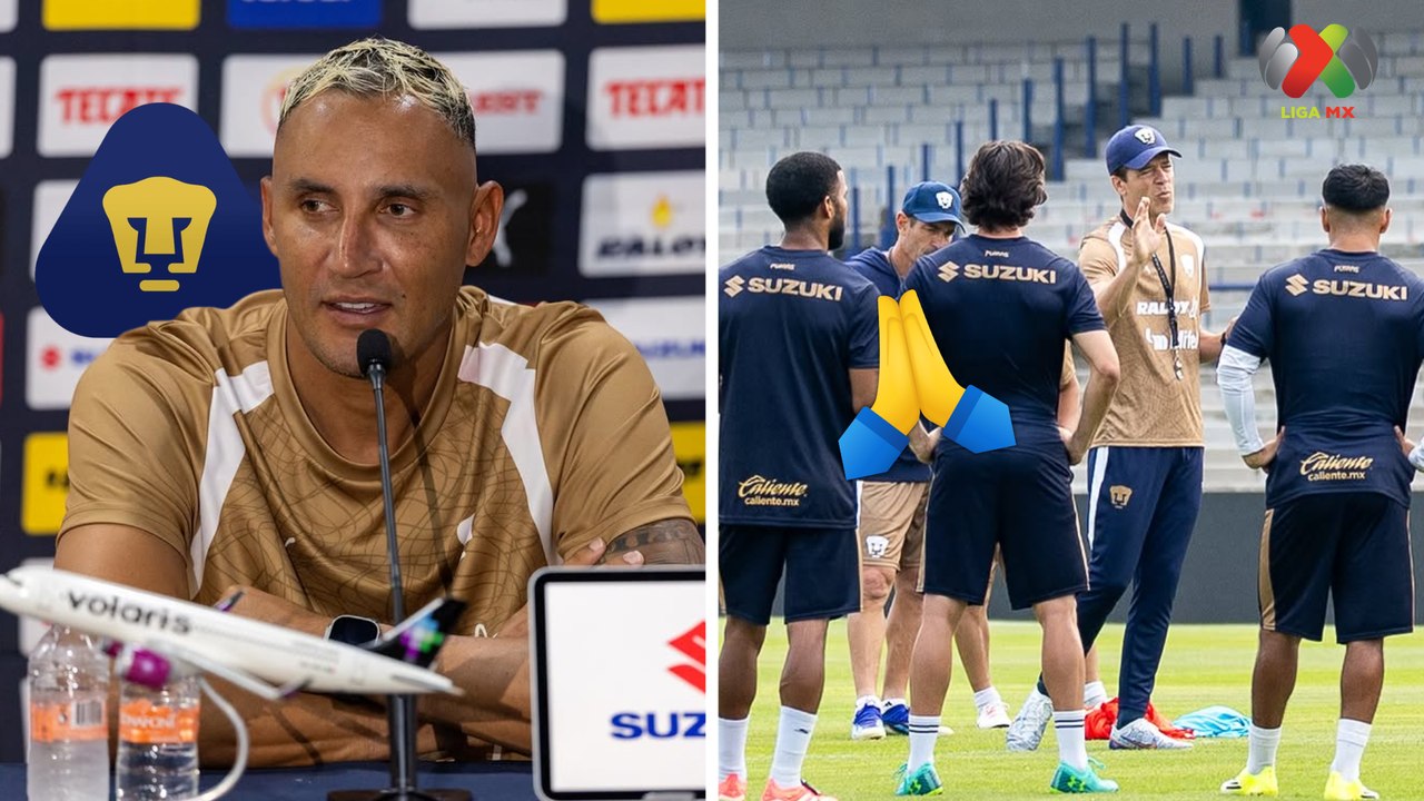 Keylor Navas pide paciencia a la afición de Pumas para la nueva era de Esteban Solari