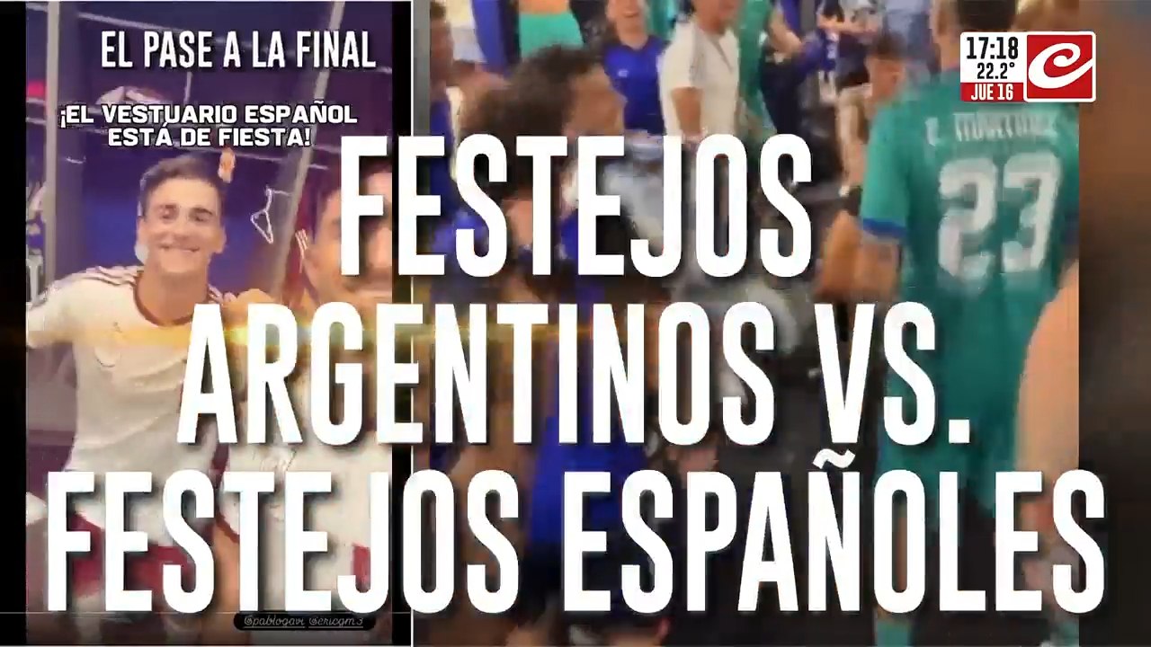 Festejos argentinos vs. españoles: ¿Quién le pone más garra?