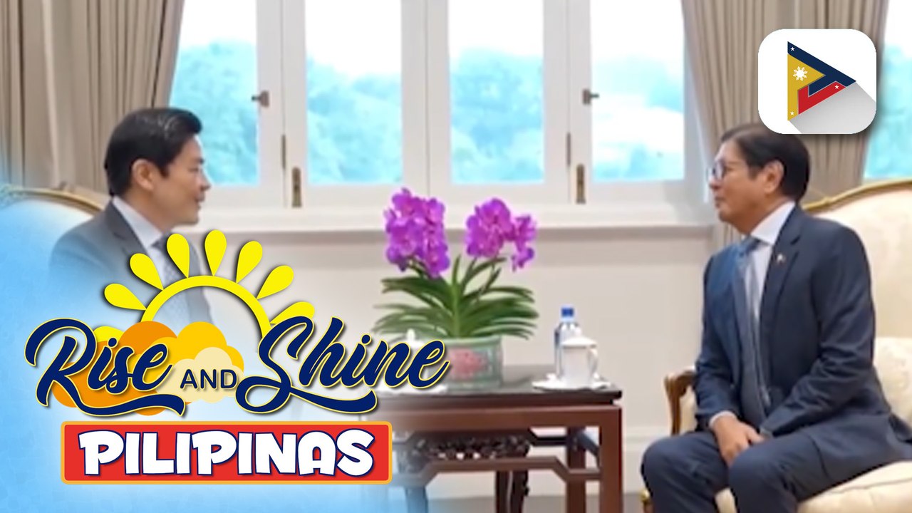 Pagpapalawak ng ugnayan ng Pilipinas at Singapore, sumentro sa talakayan ni PBBM at PM Lawrence Wong | ulat ni Kenneth Paciente