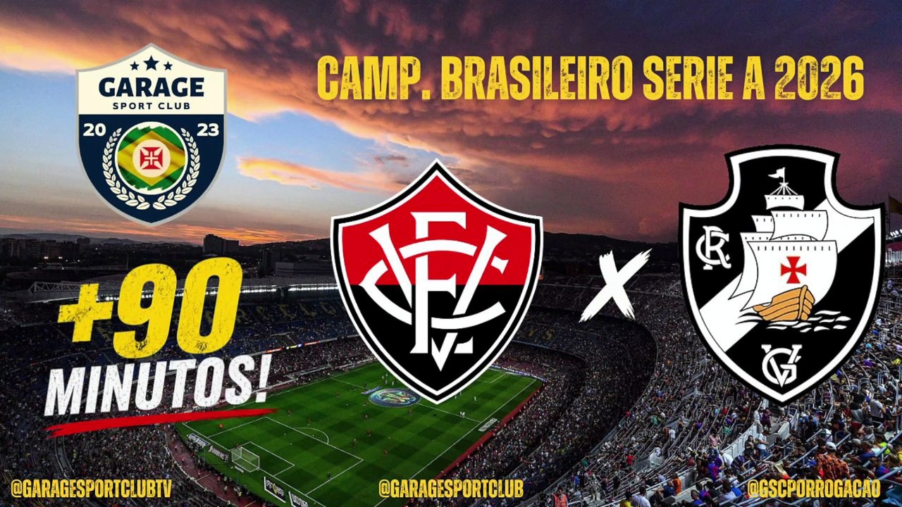 +90min  | |  VITÓRIA  X  VASCO | | CAMPEONATO BRASILEIRO A 2026 | 19ª RODADA
