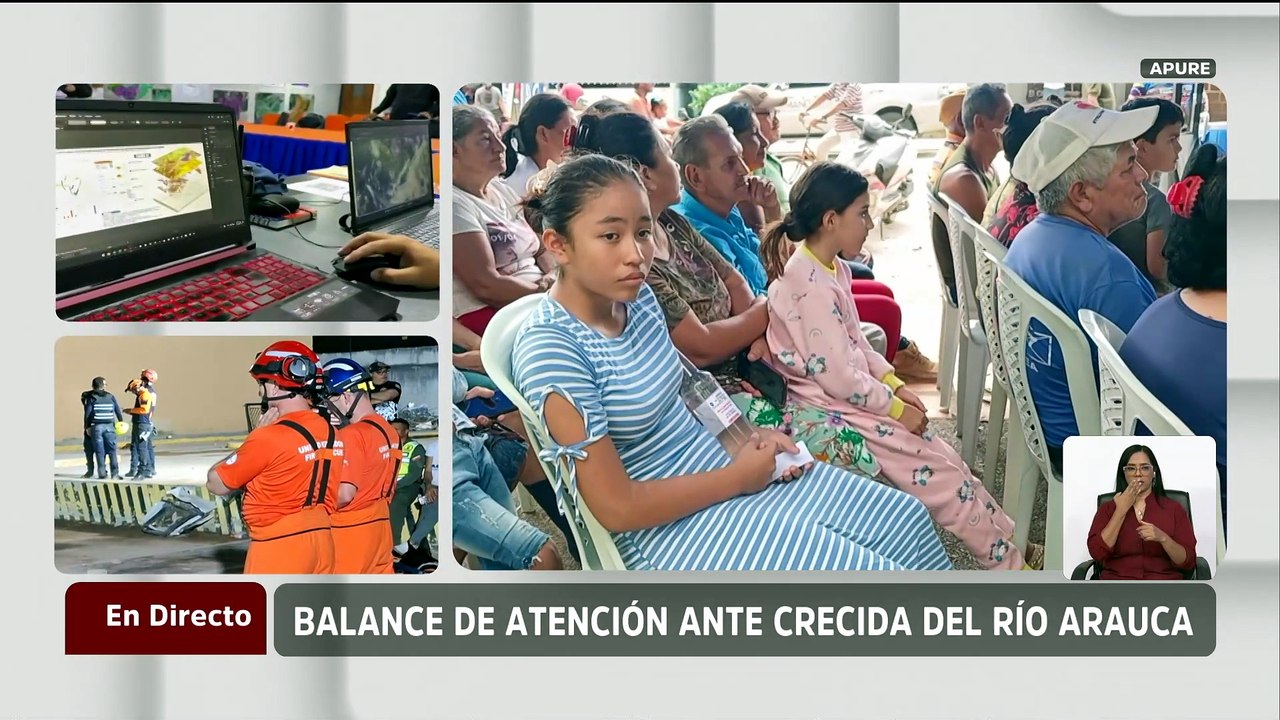 Balance de atención ante la crecida del Rio Arauca en el estado Apure