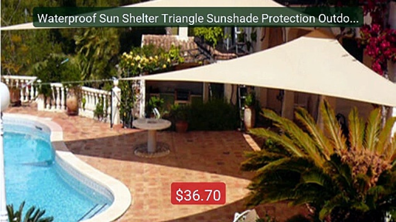 Waterproof Sun Shelter Triangle Sunshade Protection Outdoor  C... -- Hot Deal 2026 | Limited Offer!