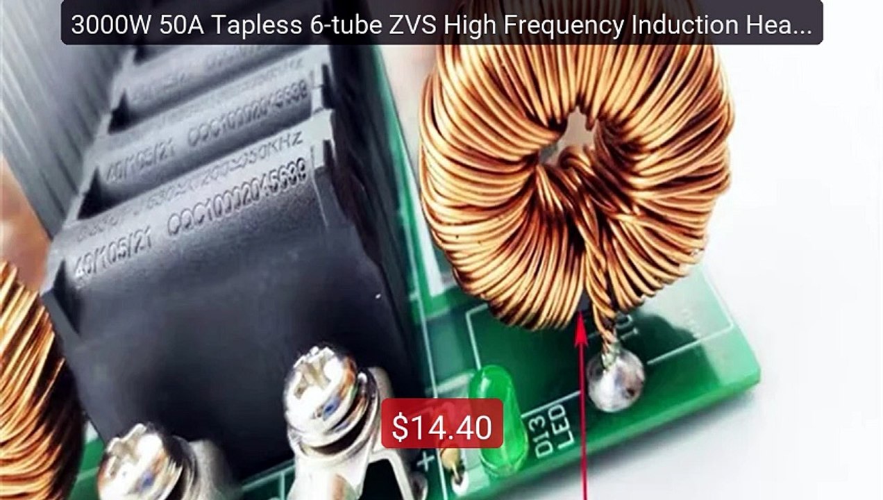 3000W 50A Tapless 6-tube ZVS High Frequency Induction Heati... -- Top Pick 2026 | Unbeatable Price!