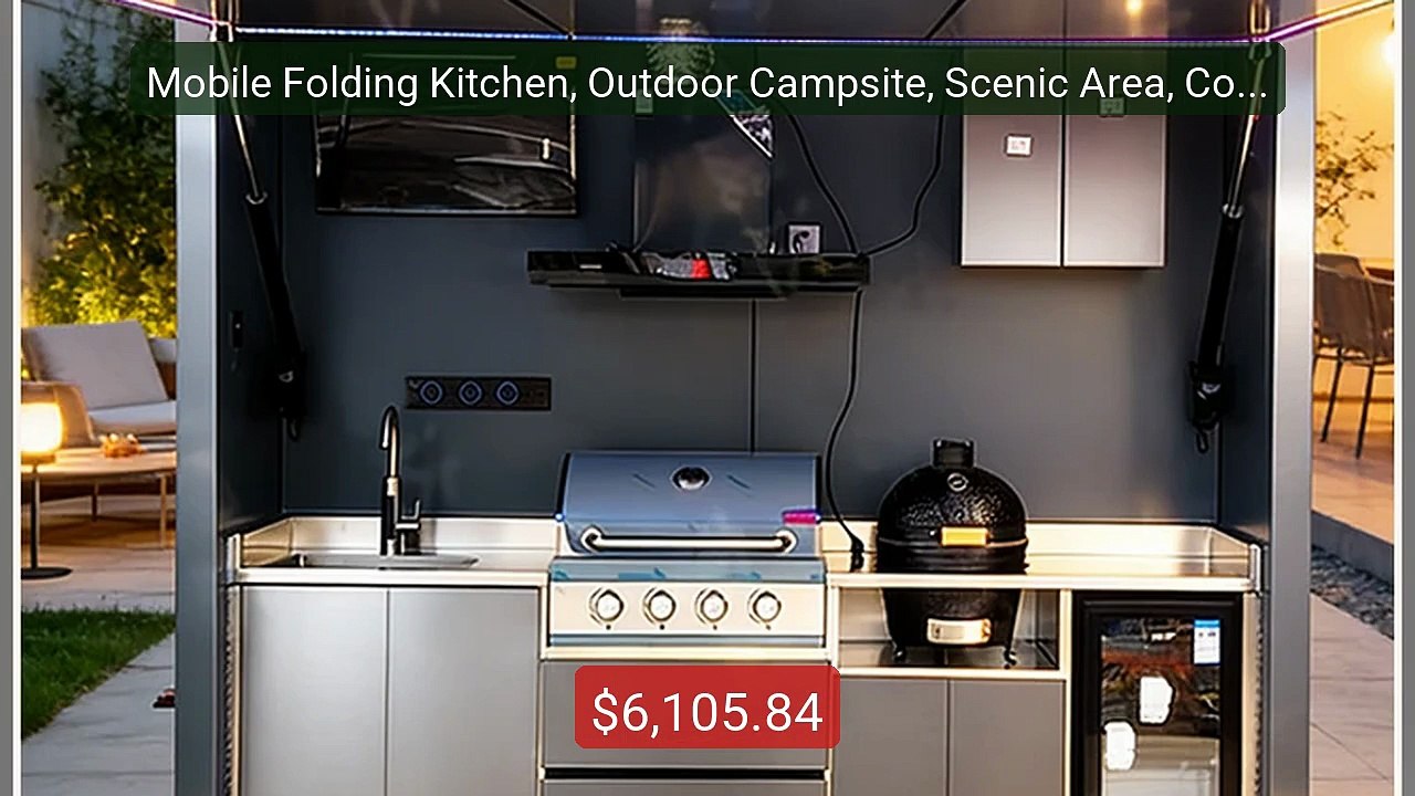 Mobile Folding Kitchen, Outdoor Campsite, Scenic Area, Courtyard, B... -- Top Rated 2026 | Buy Now!