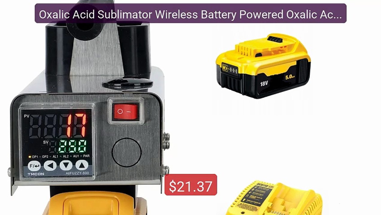 Oxalic Acid Sublimator Wireless Battery Powered Oxalic Acid Vaporiz... -- Top Rated 2026 | Buy Now!