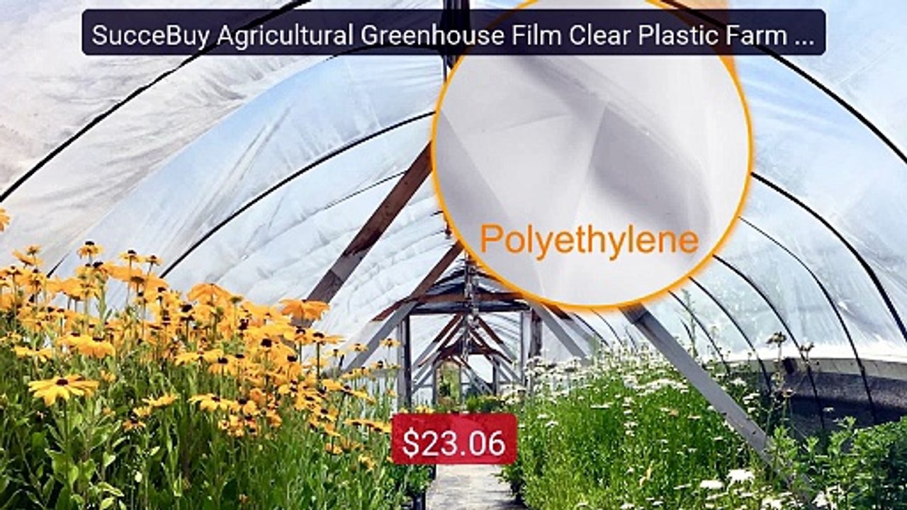 SucceBuy Agricultural Greenhouse Film Clear Plastic Farm Crops Veg... -- Best Deal 2026 | Shop Now!
