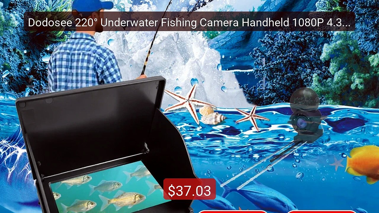 Dodosee 220° Underwater Fishing Camera Handheld 1080P 4.3'' LC... -- Best Buy 2026 | Great Quality!