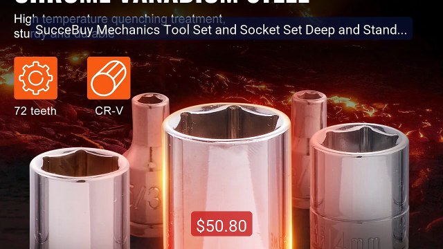 SucceBuy Mechanics Tool Set and Socket Set Deep and Standard S... Hot Deal 2026 | Limited Offer!