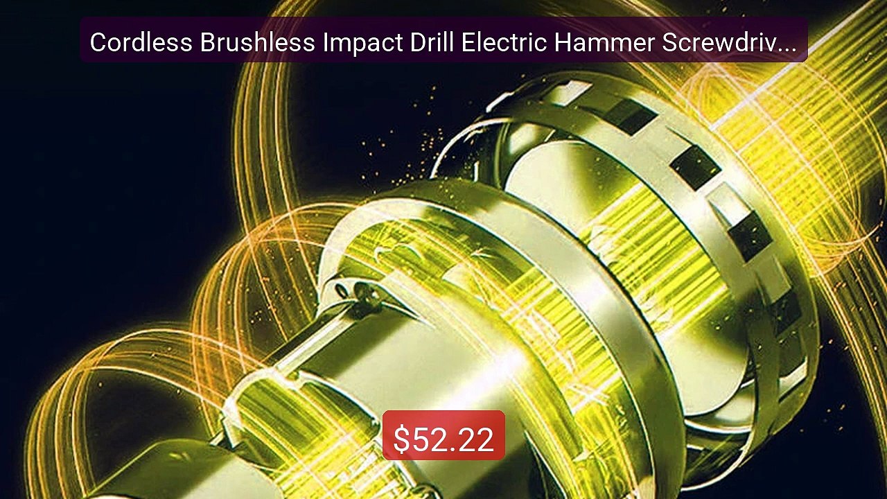 Cordless Brushless Impact Drill Electric Hammer Screwdriver W... -- Amazing Value 2026 | Must Have!