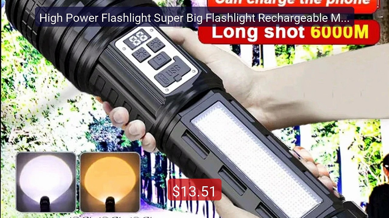 High Power Flashlight Super Big Flashlight Rechargeable Most Stron... -- Best Deal 2026 | Shop Now!
