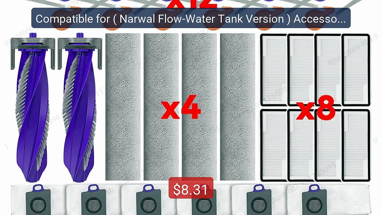Compatible for ( Narwal Flow-Water Tank Version ) Accessories... -- Amazing Value 2026 | Must Have!